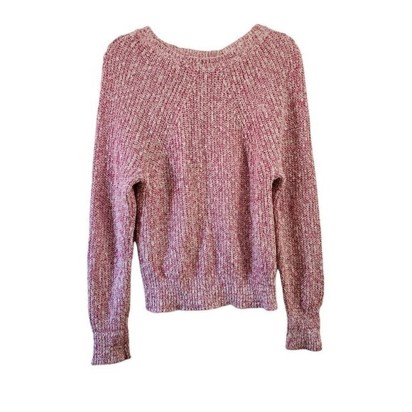 Free People Sweater Small Pink Linen Blend‎ Electric City Dolman Sleeve - Picture 5 of 10